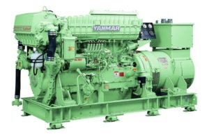 Судовой дизельный генератор YMAS-125S (6HAL2-N)